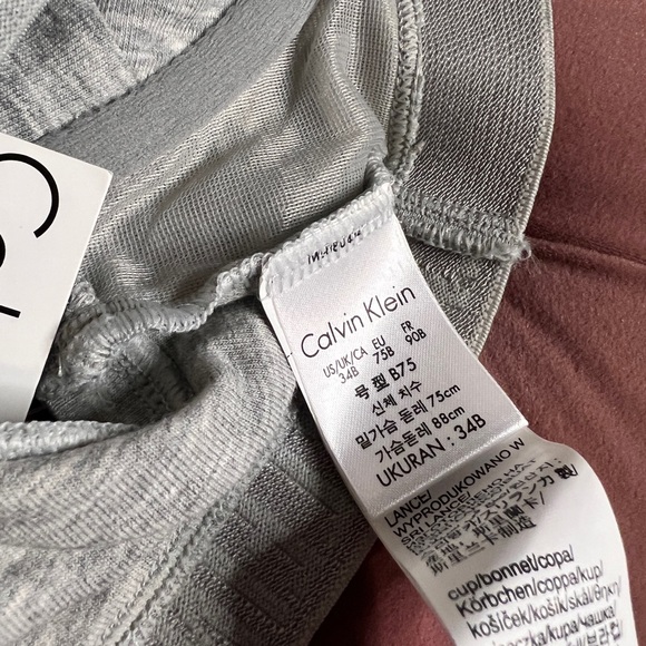 Calvin Klein Underwire Demi cotton bra - Picture 3 of 3